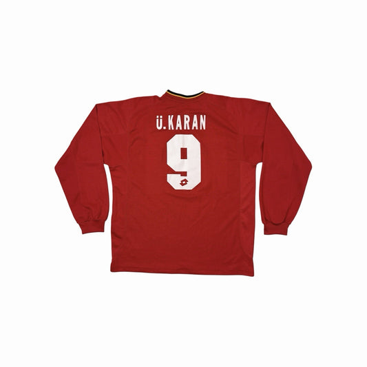 Vintage 01-02 Galatasary Third Shirt Men’s XXL Red Ü Karan Lotto Football Jersey