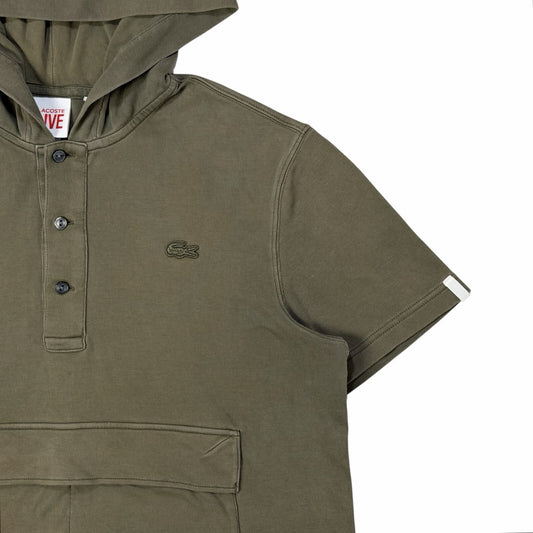 Lacoste Live Hooded Top Men’s Medium Khaki Green