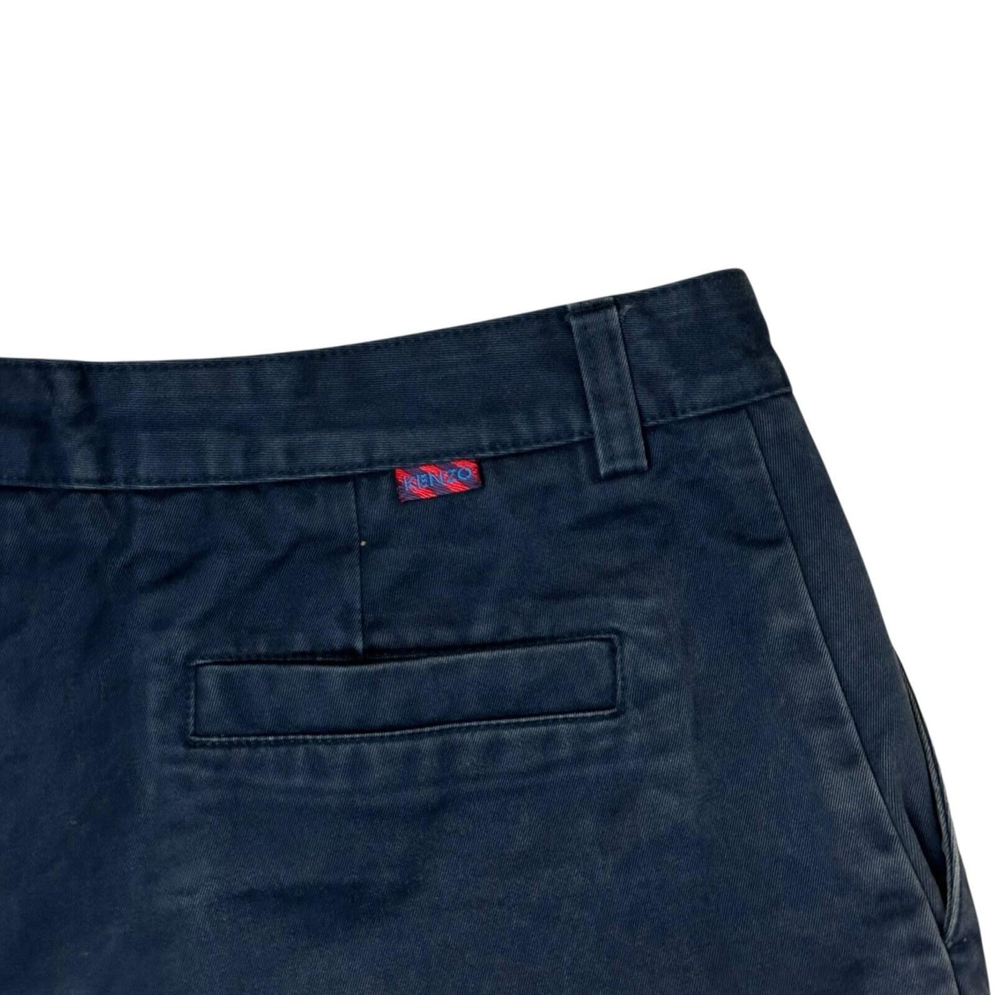 Vintage Kenzo Chino Shorts Navy Blue Men’s 32w