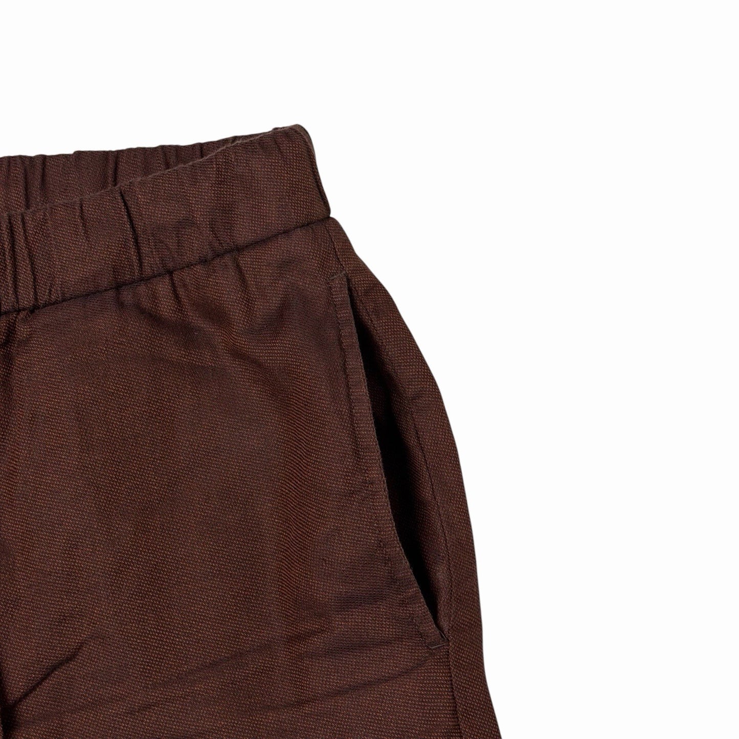 Frescobol Carioca Linen Shorts Men’s 30w Brown Made In Portugal