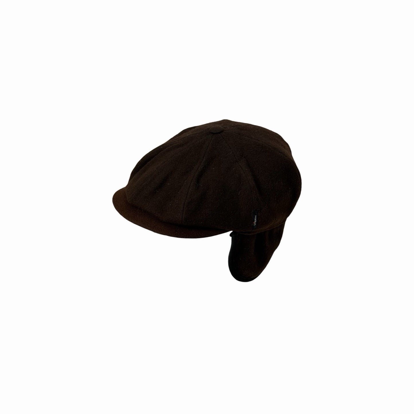 Wigens Newsboy Cap Brown Wool Men’s Large 59 Made In Sweden