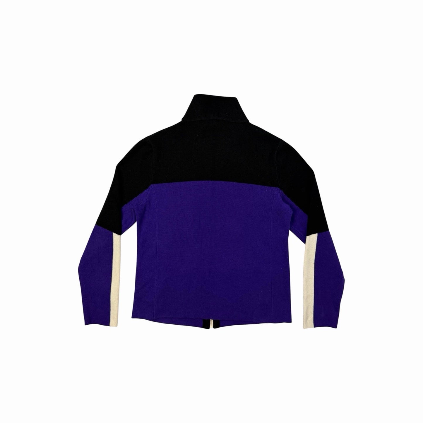 Vintage Ralph Lauren Lauren Active Zip Jacket Women’s Large Purple And Black