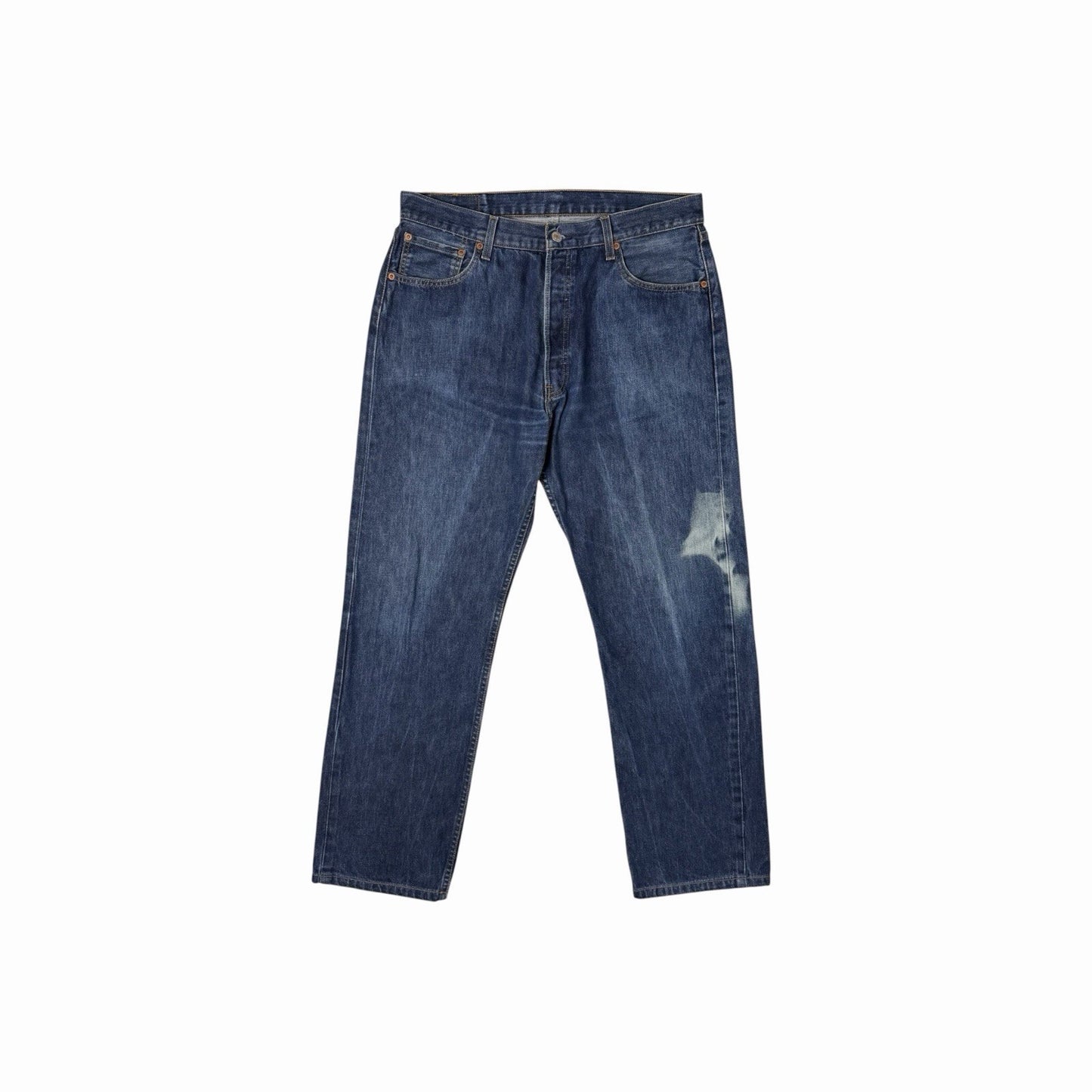 Vintage Levi’s 501 Straight Leg Jeans Men’s 36w 30l Blue Denim 00’s