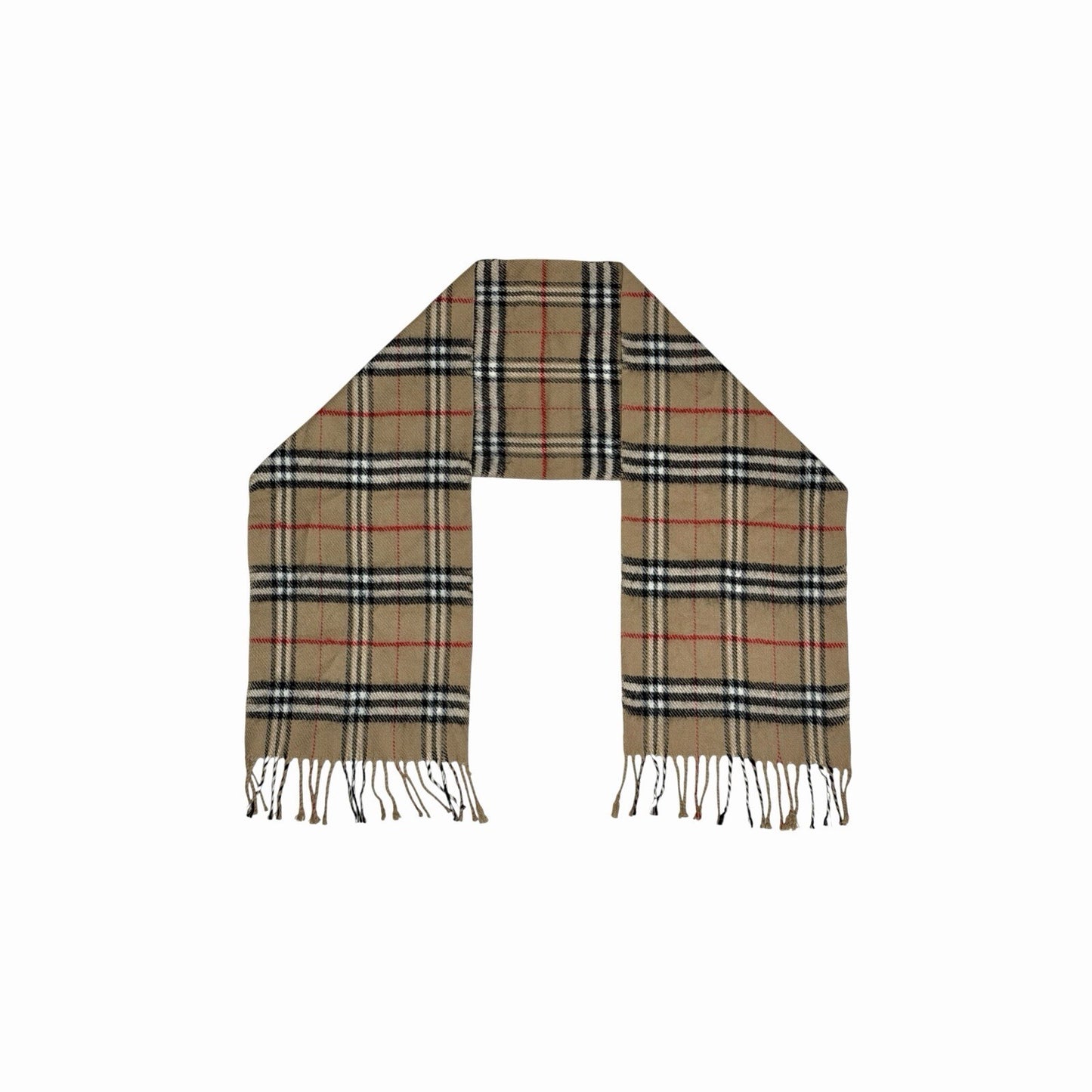 Vintage Burberry Novacheck Scarf Multicoloured Unisex