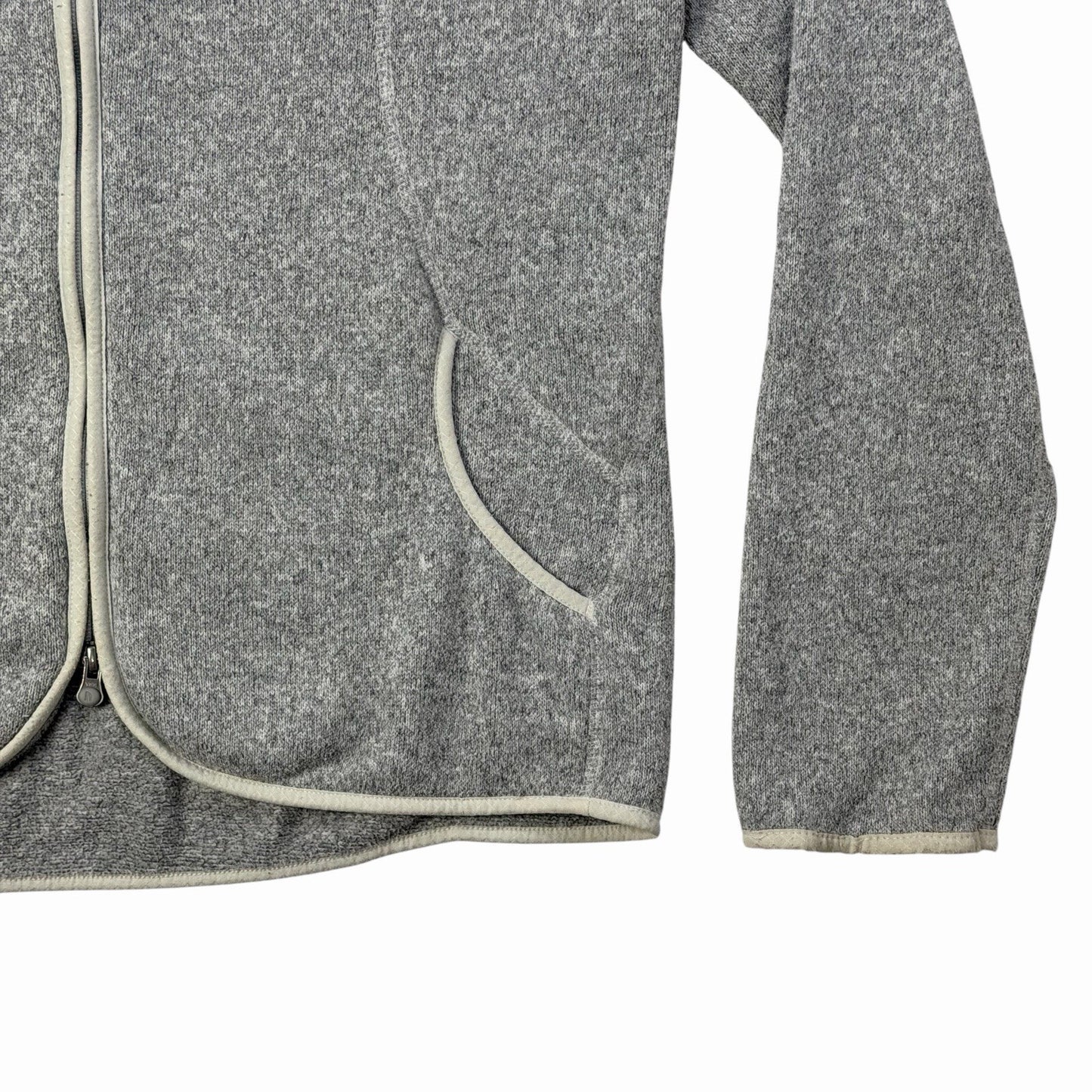 The North Face Fleece Women’s XL Grey Dual Zip Outdoor Clothing Embroidered Logo