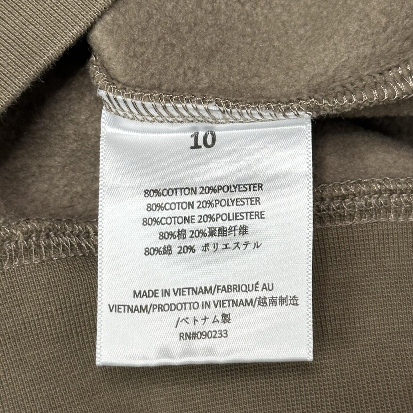 Fear Of God Essentials Jumper Age 10 Brown Logo Details Kids