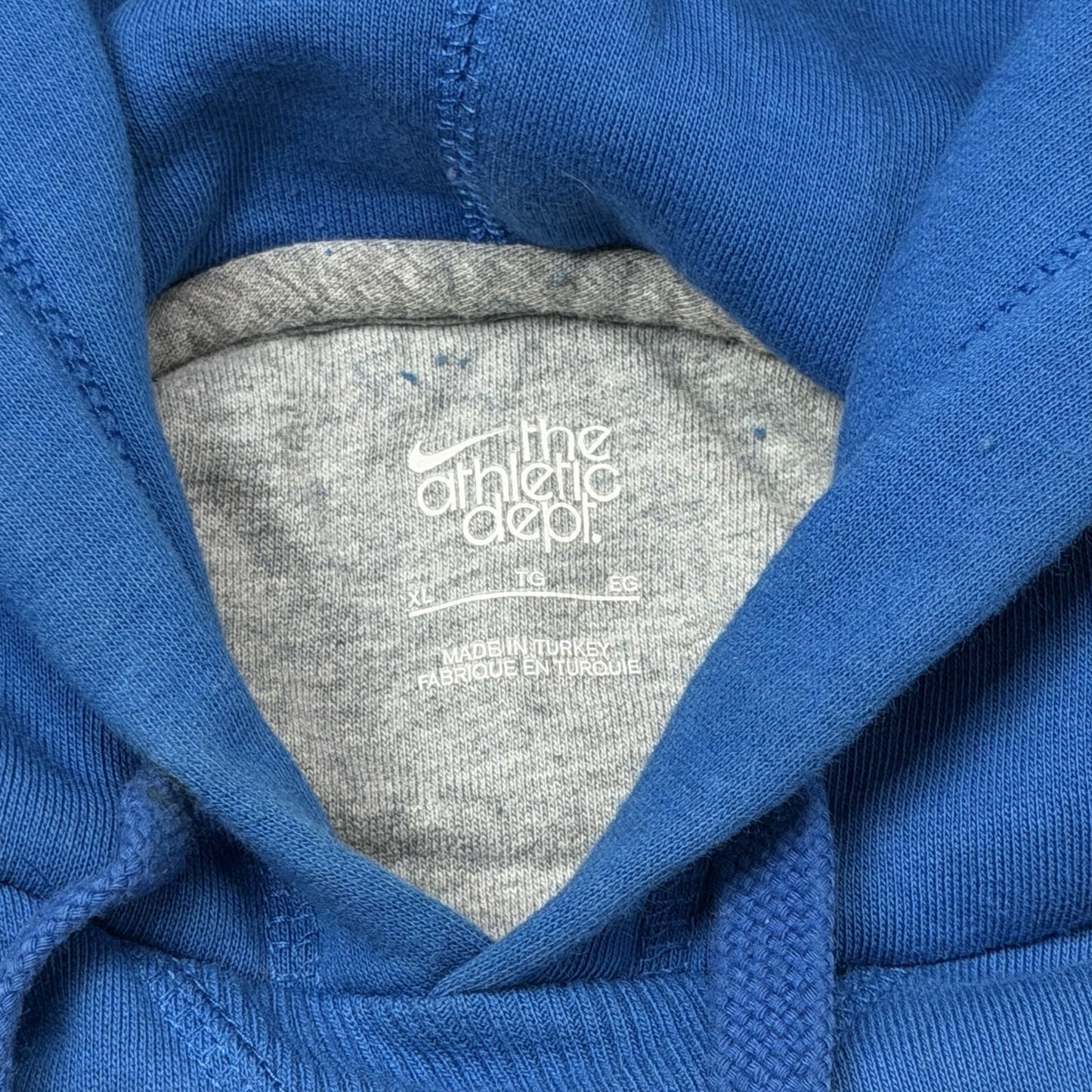 Vintage Nike Pullover Hoodie Men’s XL Blue Embroidered Swoosh Logo 00’s