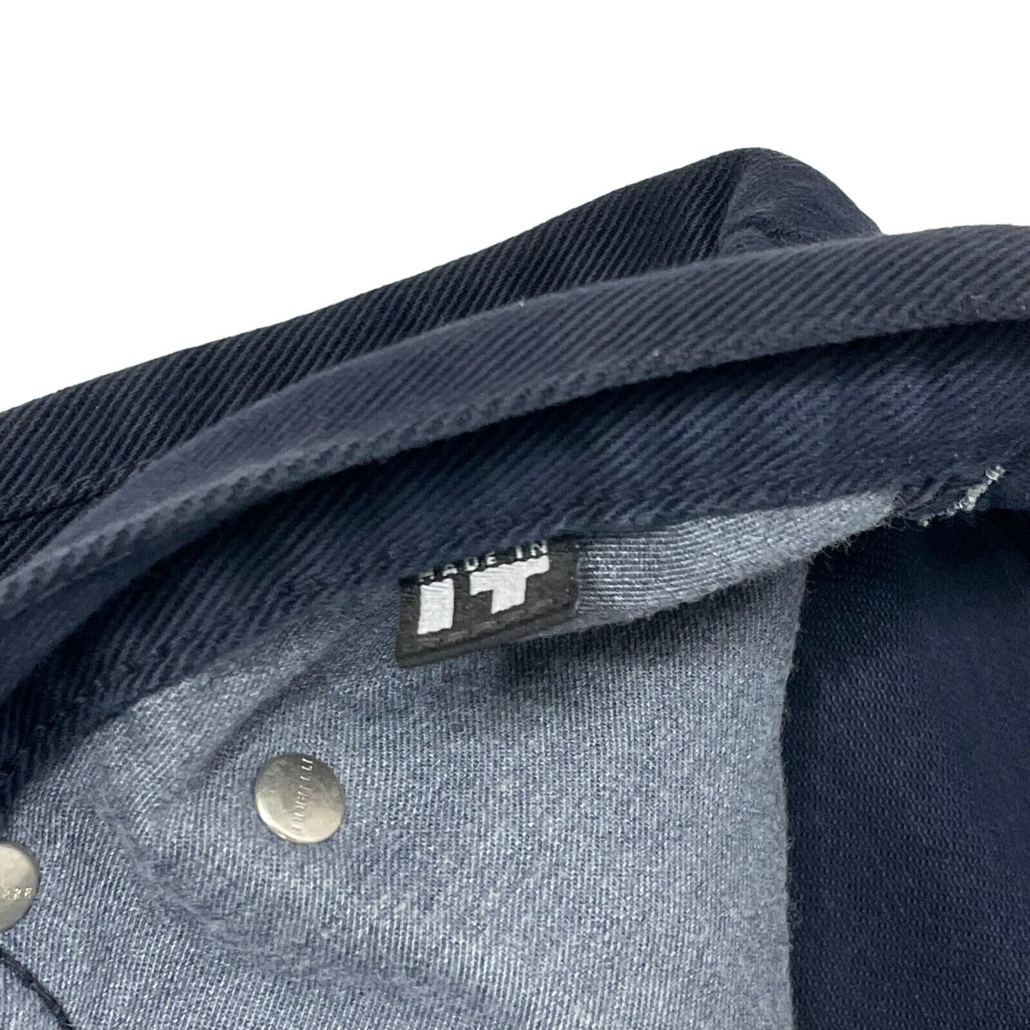Vintage Versace Jeans Signature Trousers Navy Blue Mens 32w 34l Made In Italy
