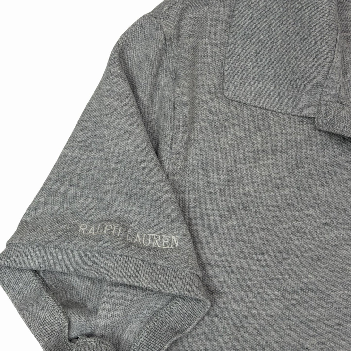 Vintage Polo Ralph Lauren Polo Shirt Women’s Large Grey Embroidered Logo