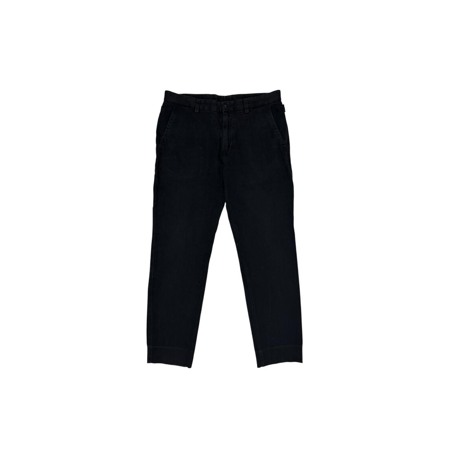 Vintage Dolce And Gabbana Women’s Trousers 30w Black Slim Fit Made In Italy