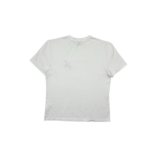 SS20 Axel Arigato T-Shirt Men’s Medium White Embroidered Logo Made In Portugal