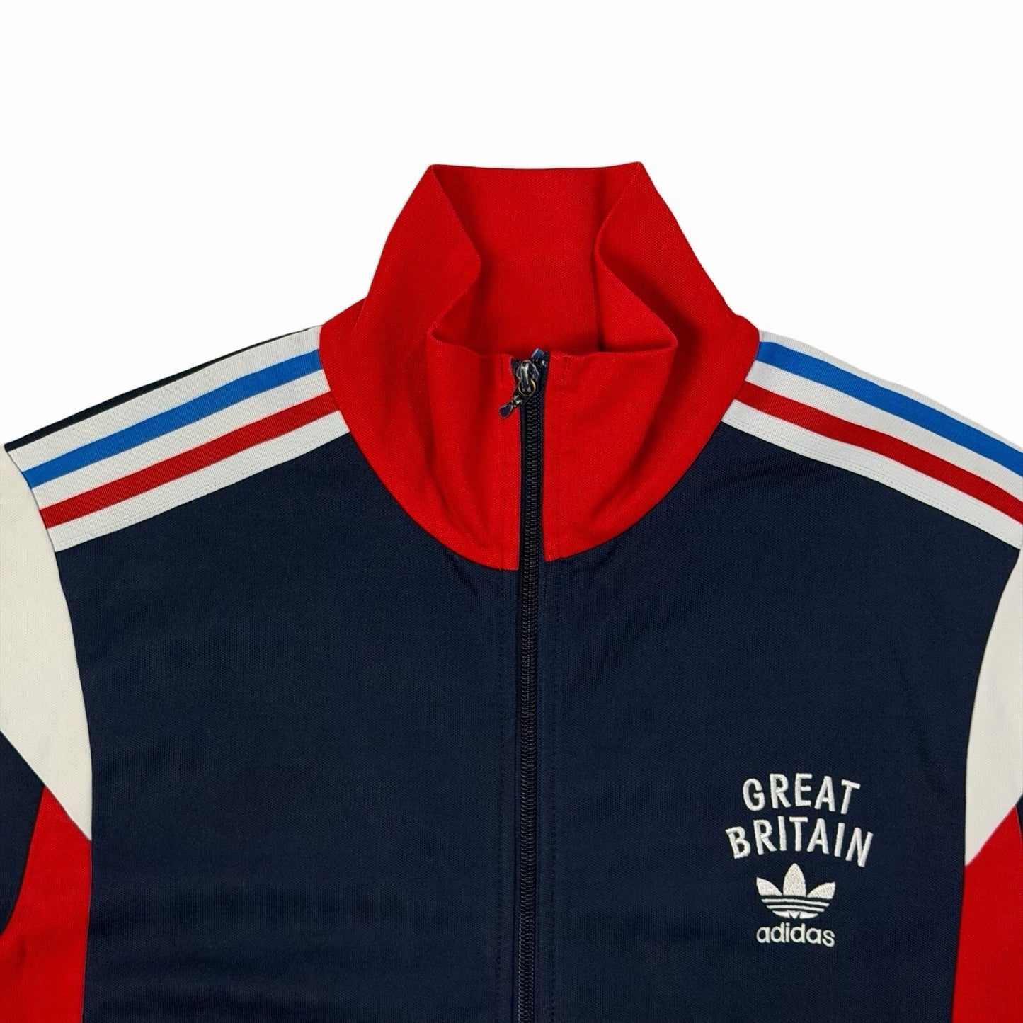 Adidas Team GB 2012 Olympics Track Jacket Men’s Large Navy Blue, Red And White
