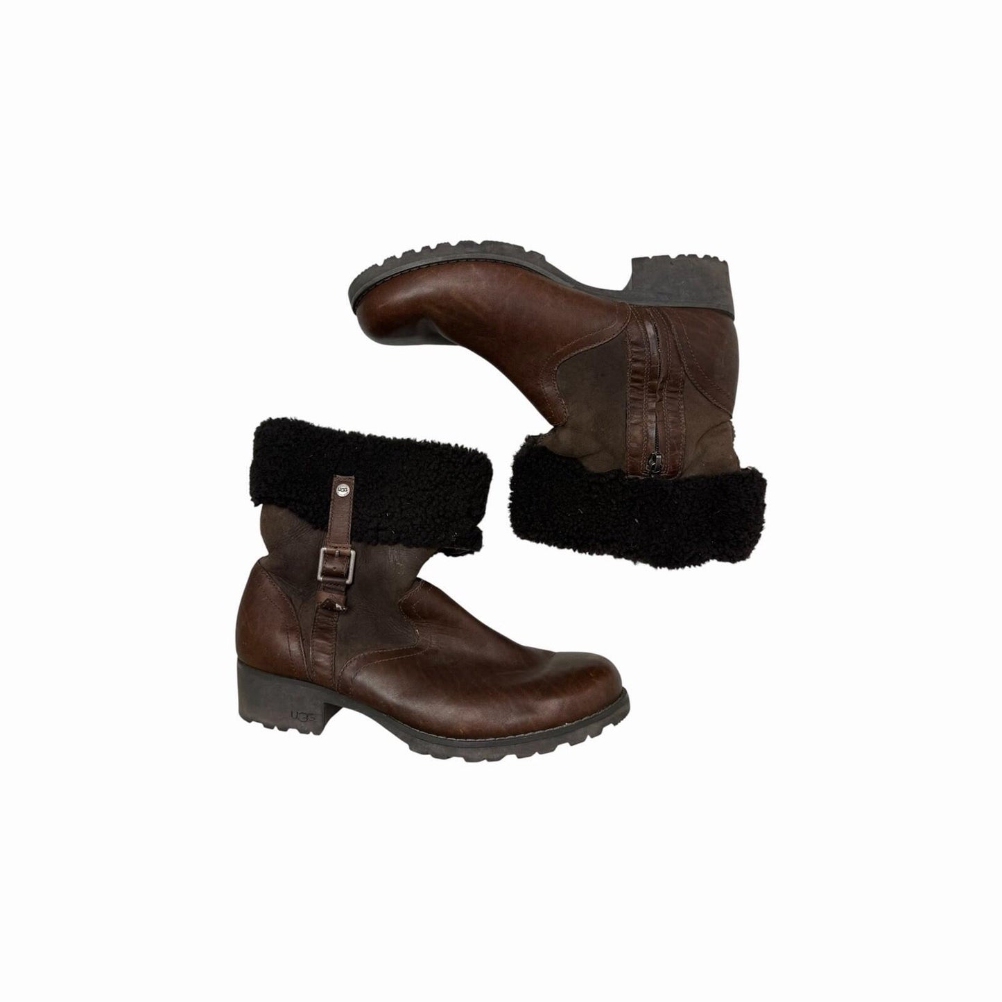 UGG Australia Bellvue 1914 Boot Brown Leather Women’s UK5.5