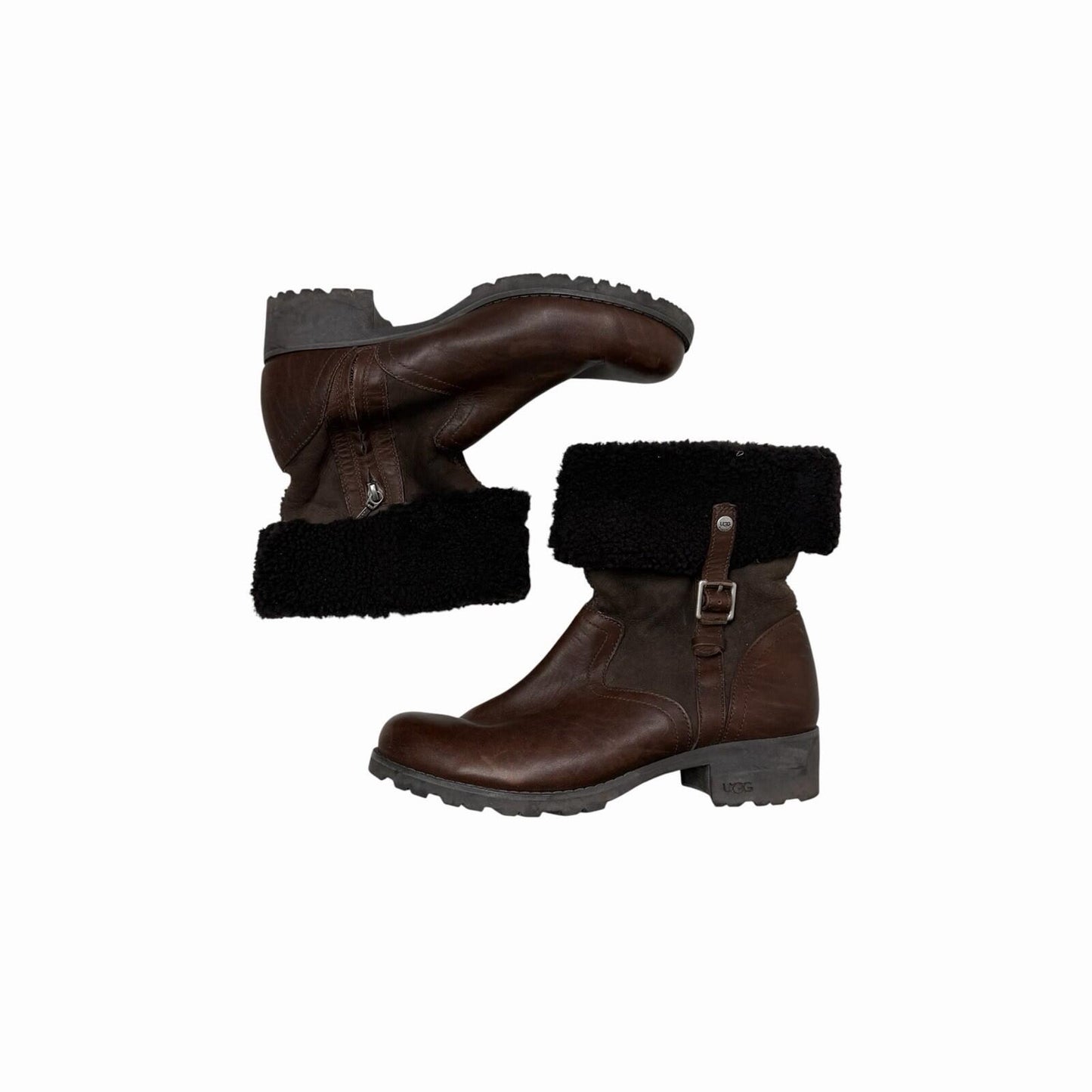 UGG Australia Bellvue 1914 Boot Brown Leather Women’s UK5.5