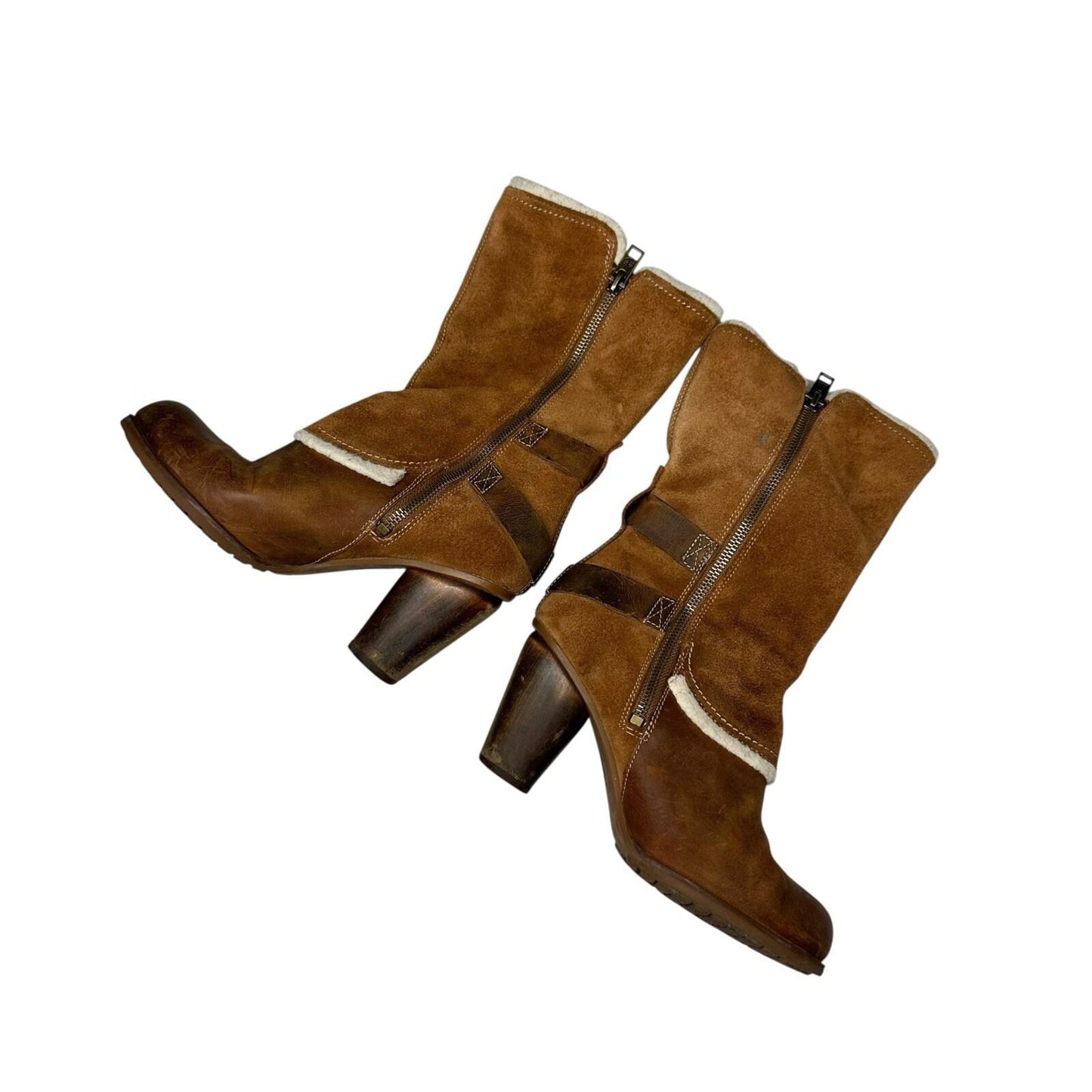 Vintage Timberland Western Boots Women’s UK3.5 EU36 US5.5W Brown Suede Leather