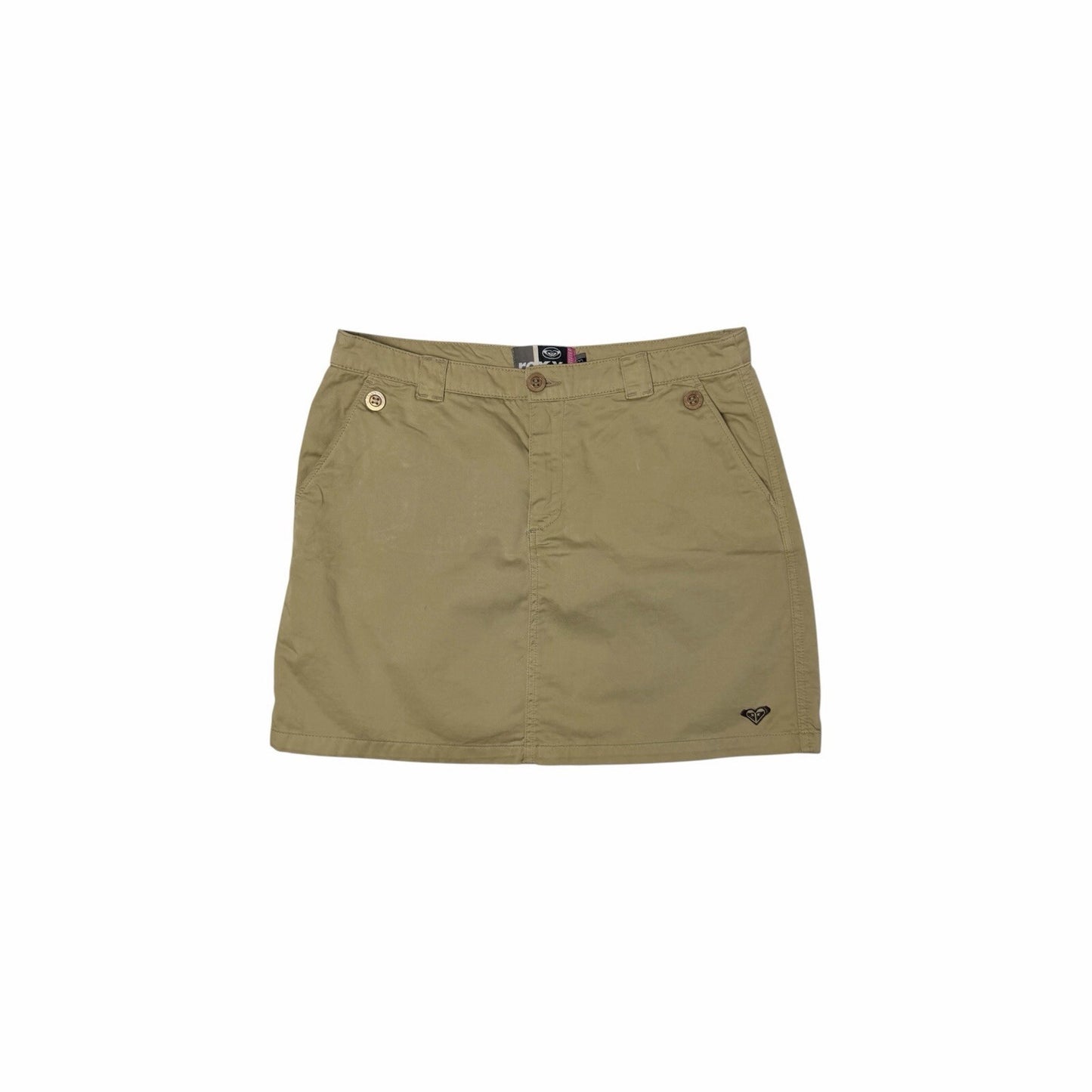 Vintage Roxy By Quiksilver Skirt Women’s 30w Beige Retro 00’s