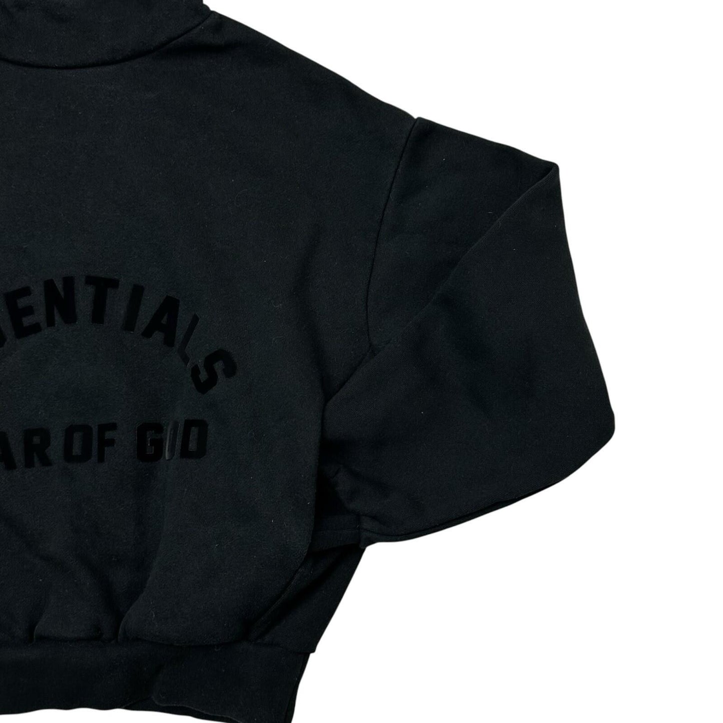 Fear Of God Essentials Hoodie Age 8 Black Logo Details Kids