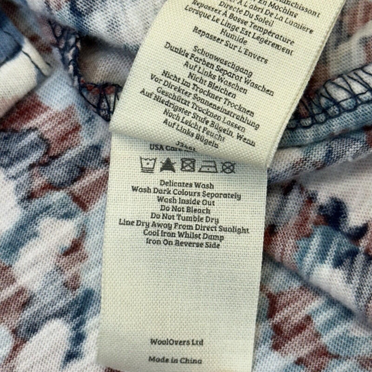 Woolovers Floral Shirt Women’s Large Multicoloured