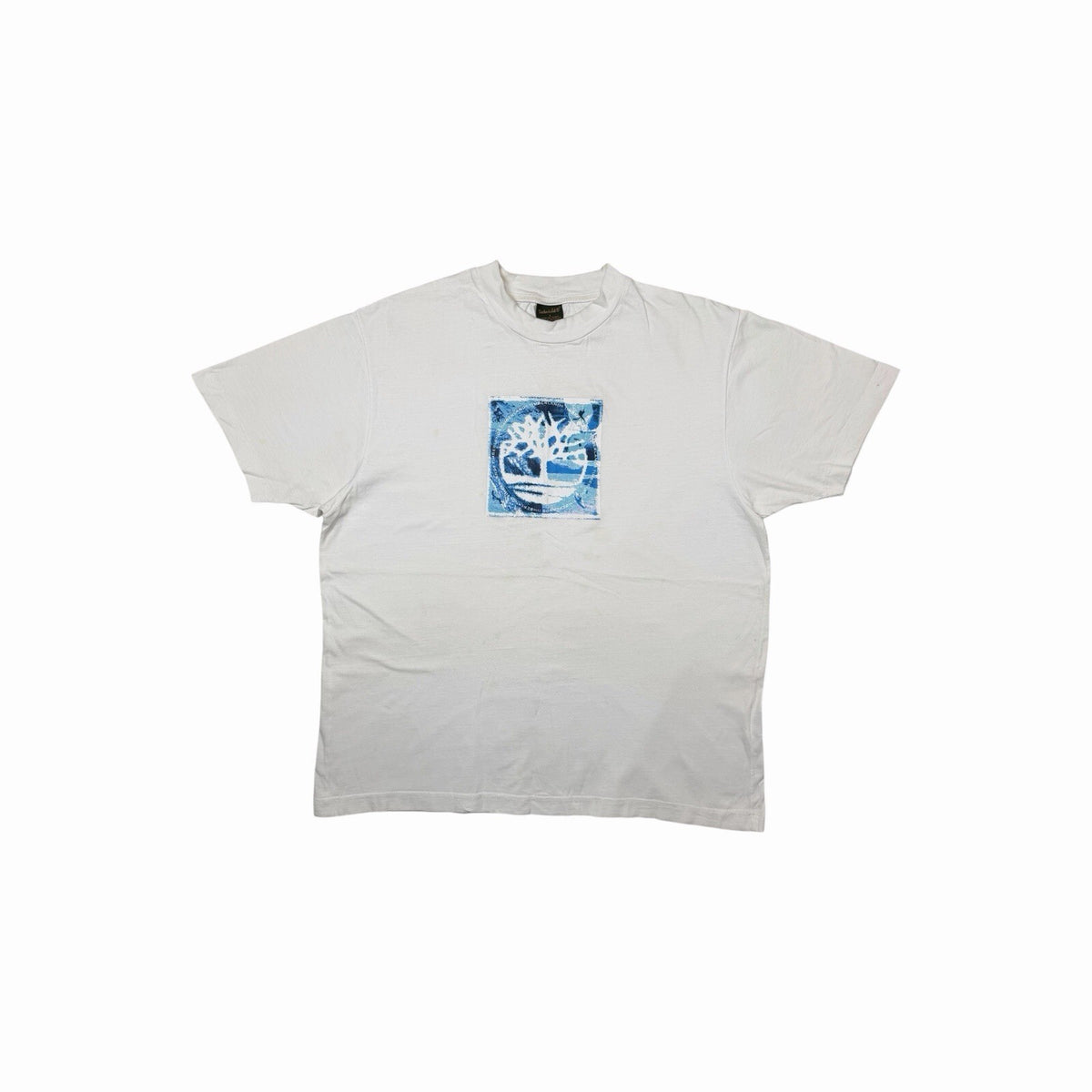 Vintage Timberland Logo T-Shirt Men’s Large White Graphic Print
