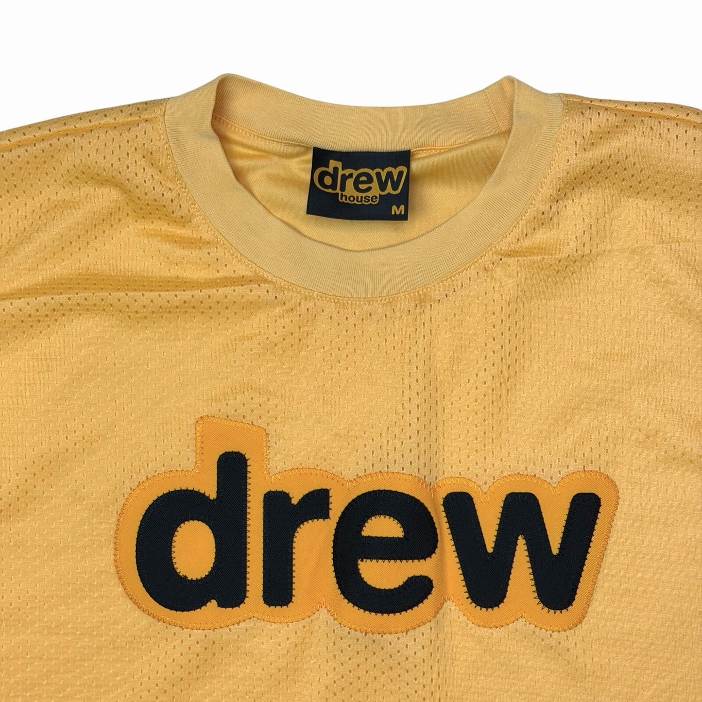 SS21 Drew House Mesh Top Men’s Medium Yellow Tangerine
