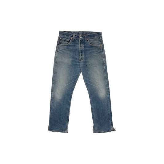 Vintage Levi's 501 Jeans Men's 32w 30l Blue Denim Made In UK 90's Retro