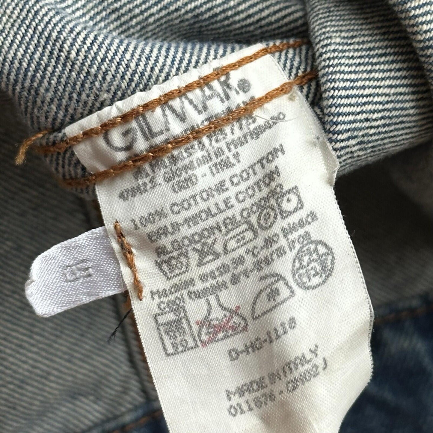 Vintage Iceberg Denim Jacket Men’s Medium Blue Made In Italy