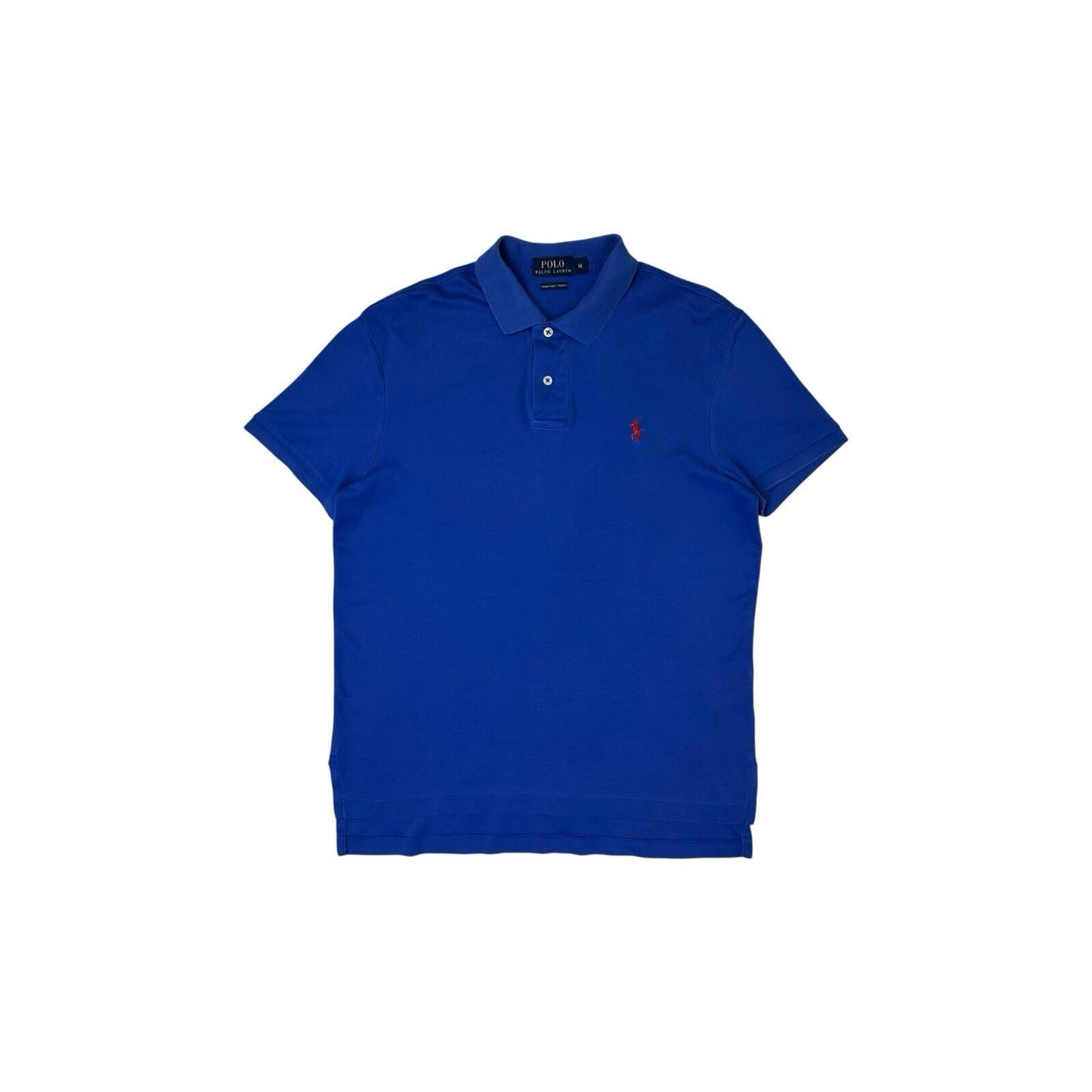 00’s Polo Ralph Lauren Pima Cotton Polo Shirt Men’s Medium Blue Soft Touch