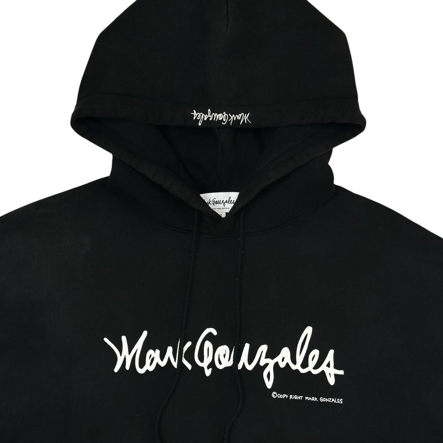 AW17 Mark Gonzales x Covernat Hoodie Men’s Medium Black Made In Korea Skatewear