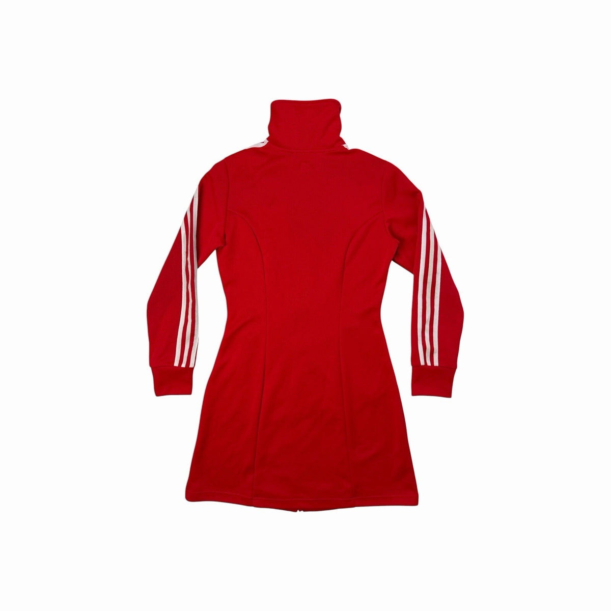 Vintage Adidas Long Line Firebird Jacket Women’s Small Red And White Retro y2k