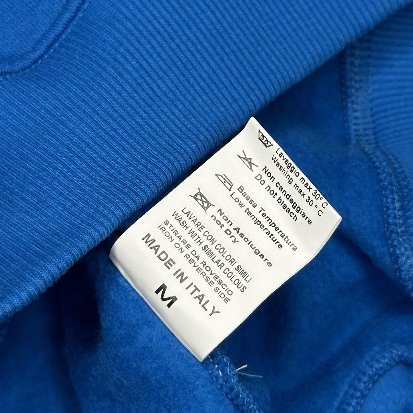 Pyrex Sweatshirt Men’s Medium Blue Made In Italy Virgil Abloh