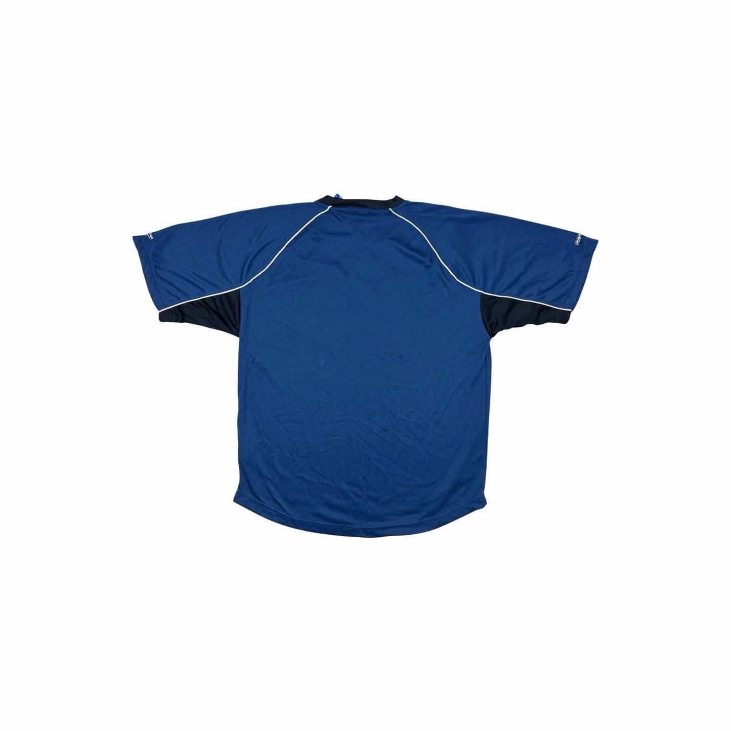 Deadstock Reebok Sports Top Men’s XL Navy Blue/Black Embroidered Hydromove 90’s