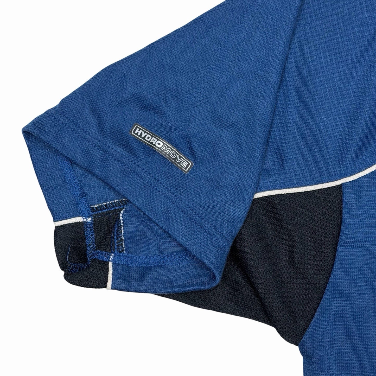 Deadstock Reebok Sports Top Men’s XL Navy Blue/Black Embroidered Hydromove 90’s