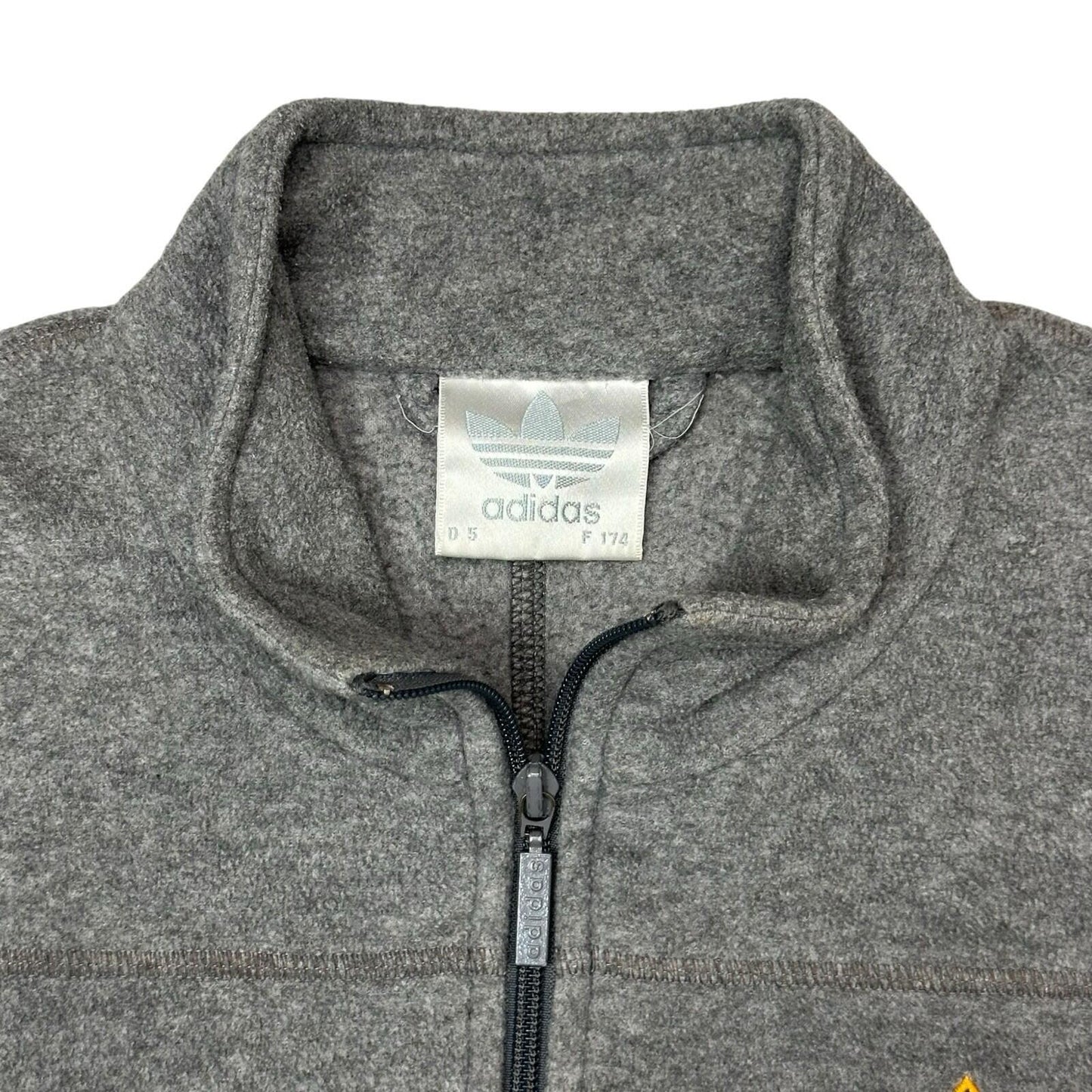 Vintage Adidas Fleece Men’s Medium Grey Embroidered Trefoil Logo 90’s Sportswear