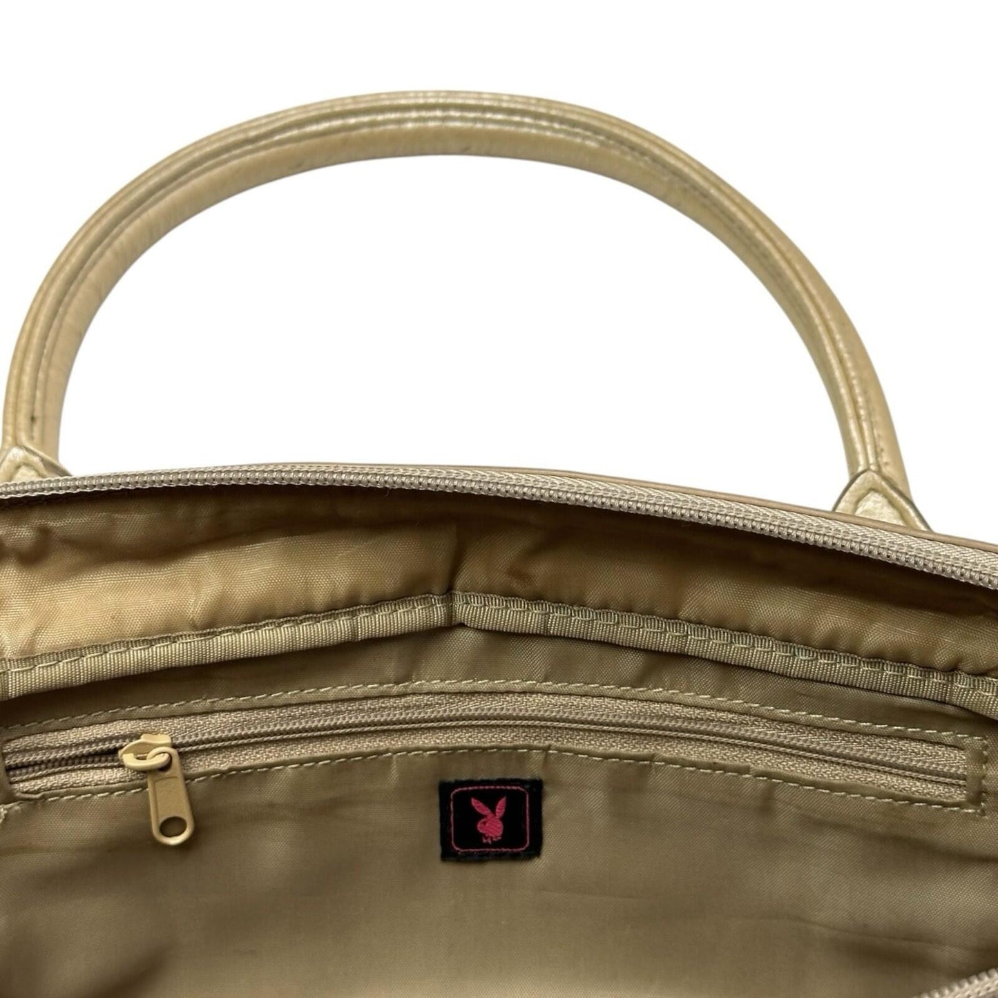 Vintage Playboy Monogram Handbag Gold Women’s y2k Style