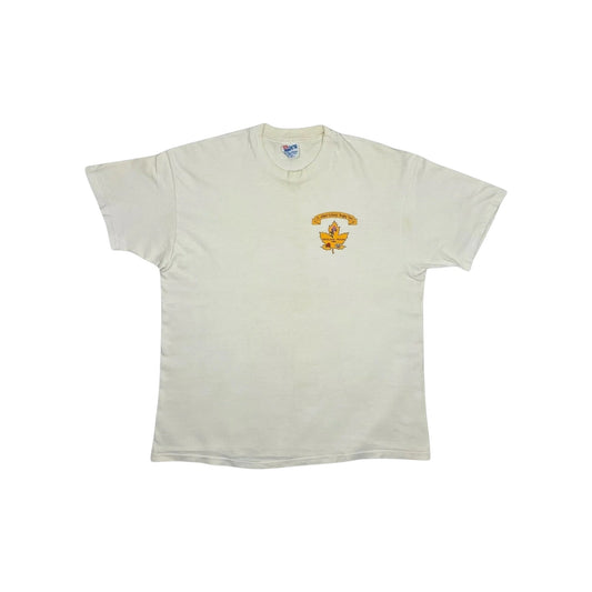 Vintage 90’s UK Rugby Tour T-Shirt Mens XL White Hanes Made In USA Single Stitch