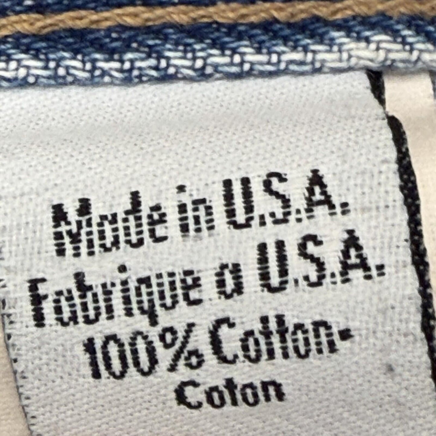 Vintage Calvin Klein Jeans 34w 32l Blue Denim Made In USA 90’s Straight Leg