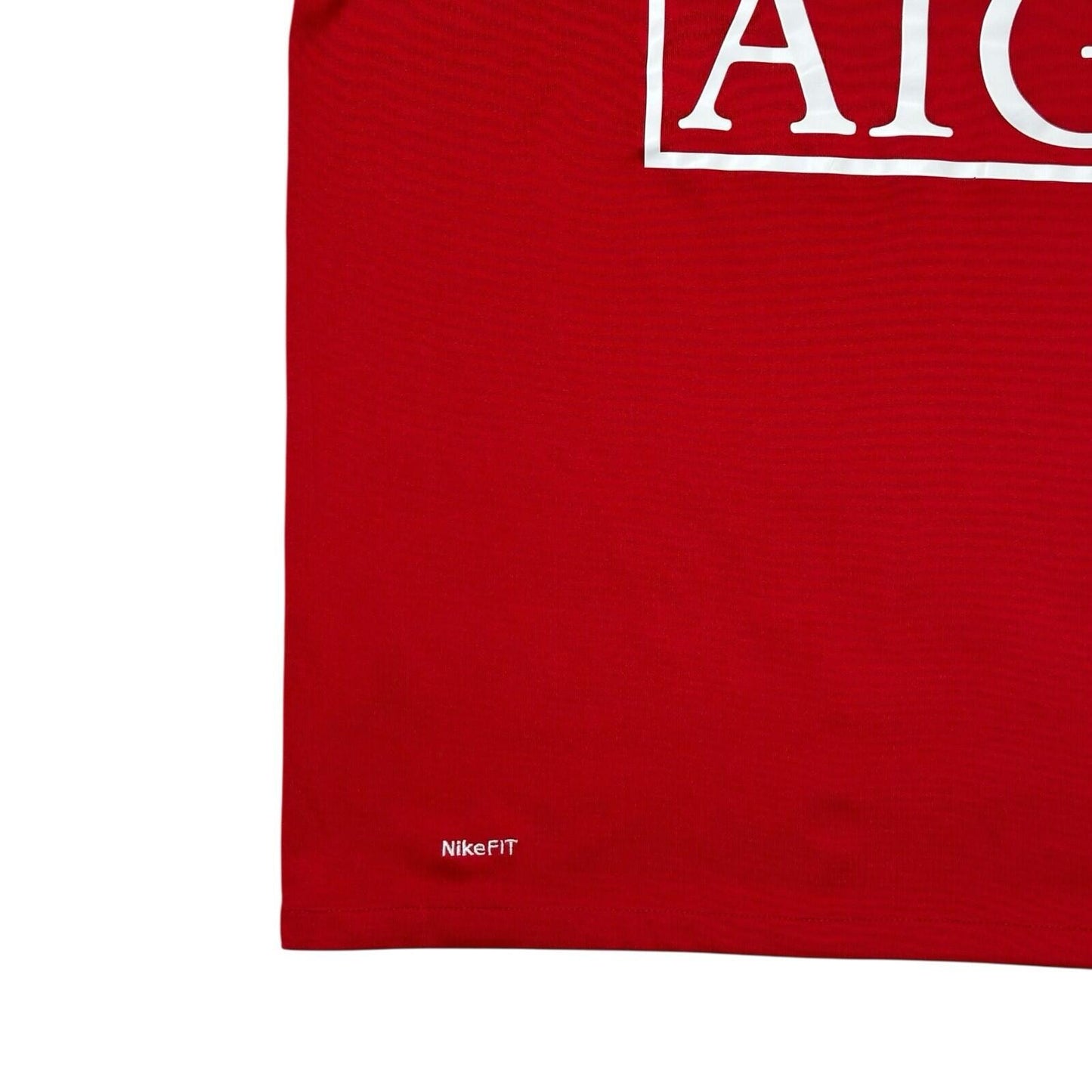 09-10 Manchester United Football Shirt Men’s Small Nike Red Soccer Jersey