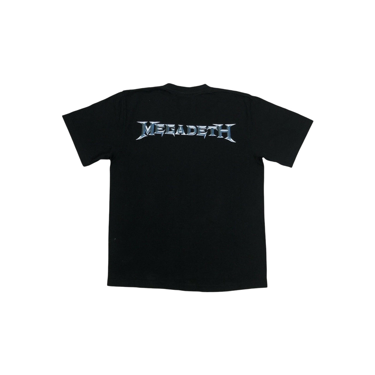 Vintage Megadeth T-Shirt Men's Large Black Skull Graphic Print 00'S The Roxx