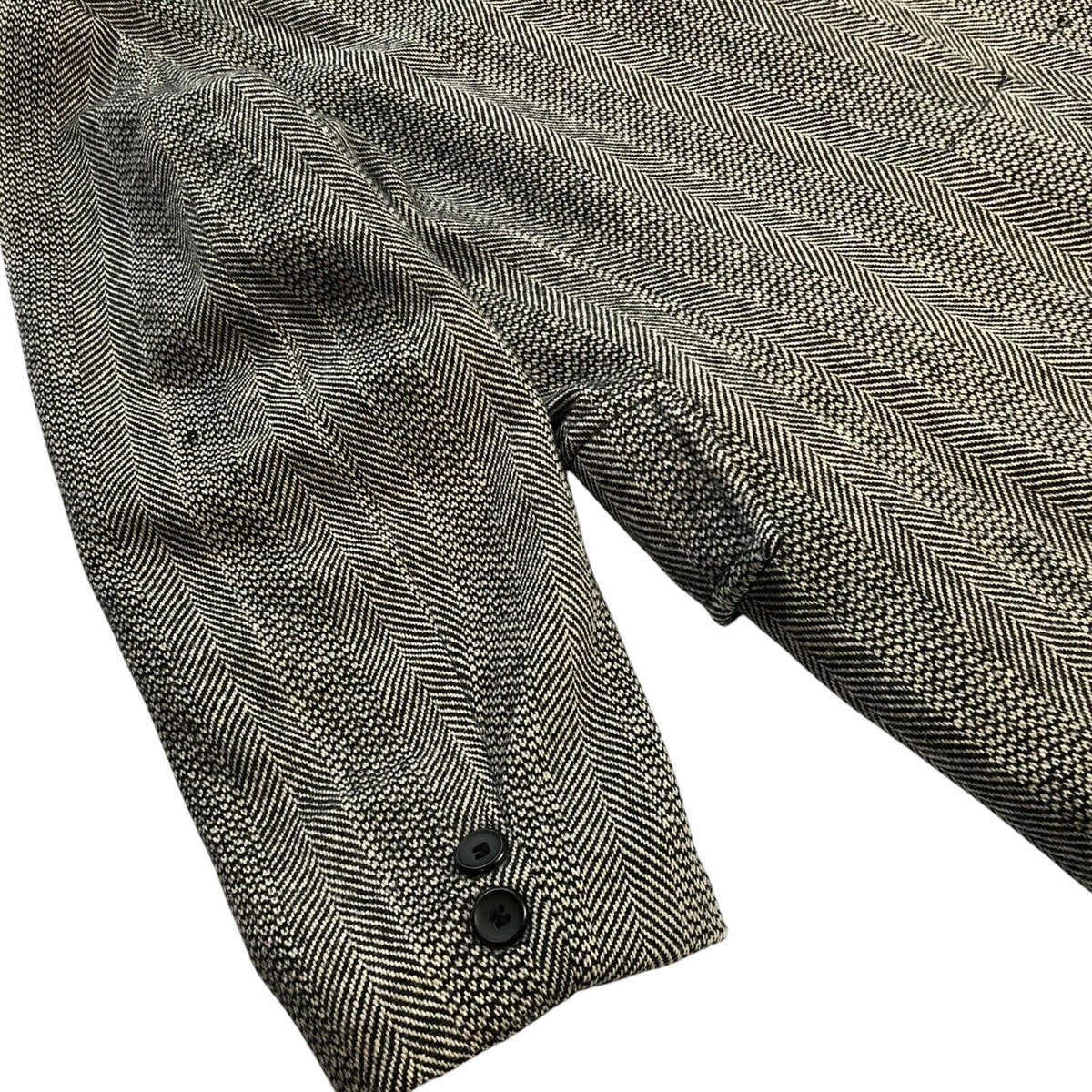 Vintage 1950’s Rich Sher Coat Men’s Medium Grey And Black Wool Blend Made In USA