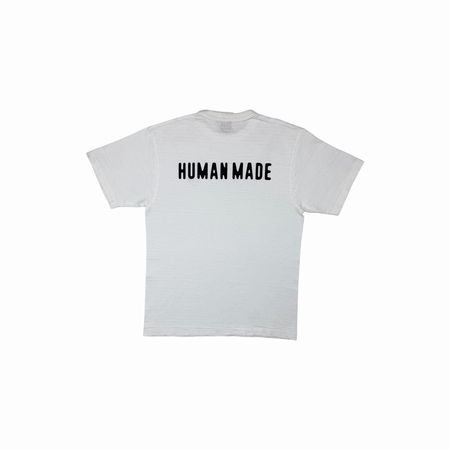 NWT Human Made Logo T-Shirt Men’s Small White Made In Japan Heart Badge Slub