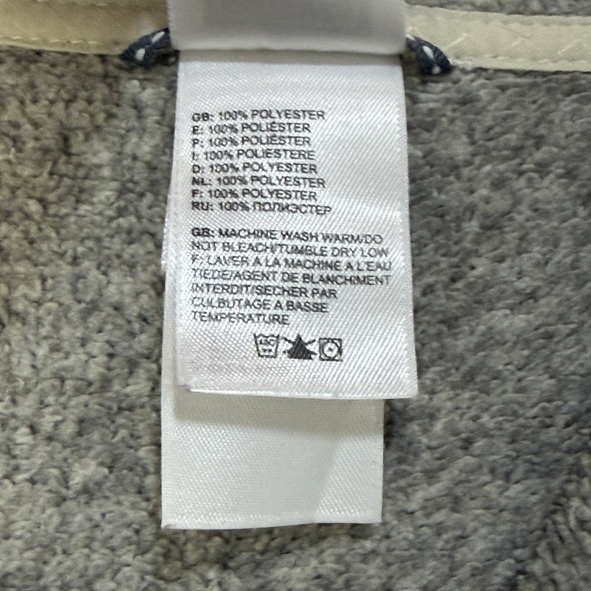 The North Face Fleece Women’s XL Grey Dual Zip Outdoor Clothing Embroidered Logo
