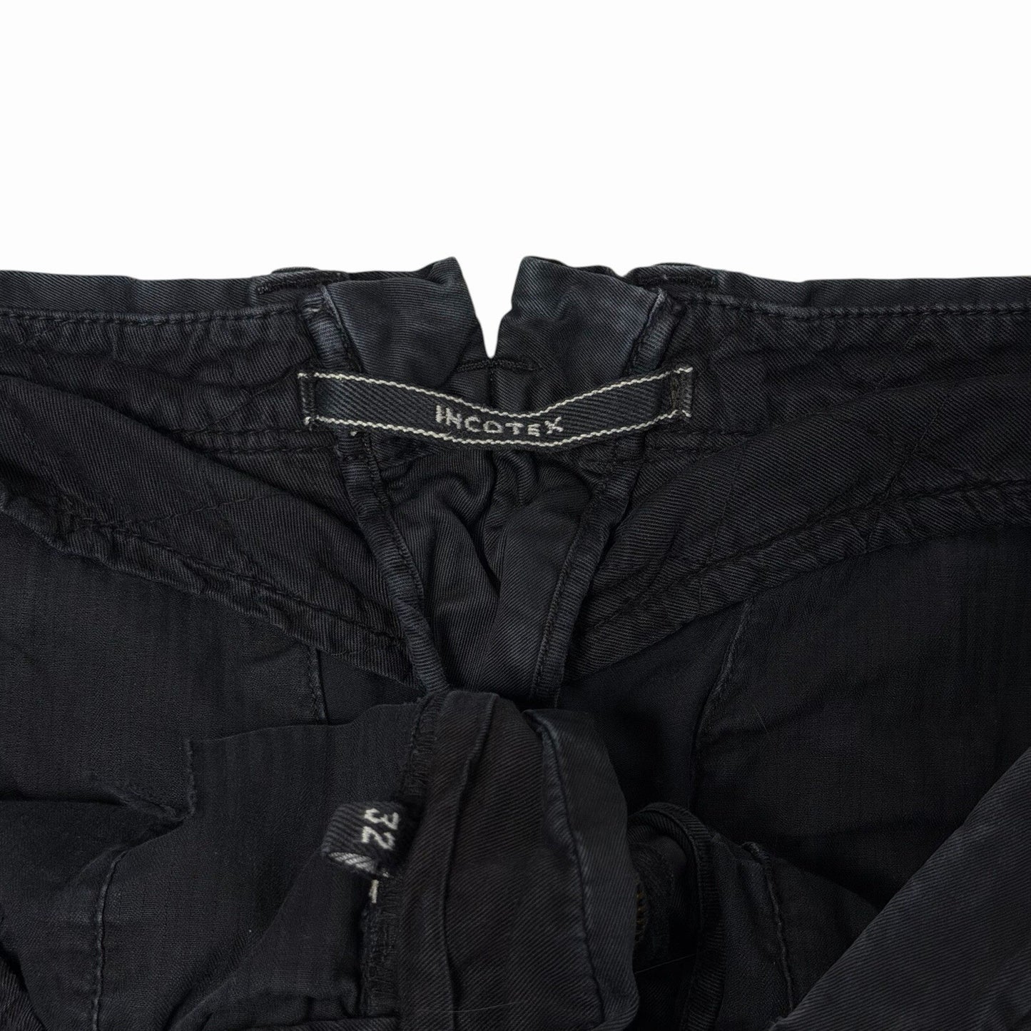 Vintage Incotex Slacks Trousers Men’s 32w 29l Navy Blue Made In Italy Slowear
