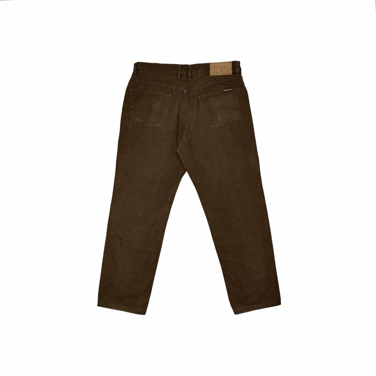 Vintage Marlboro Classics Trousers Men’s 36w 34l Brown Faded 90’s Retro