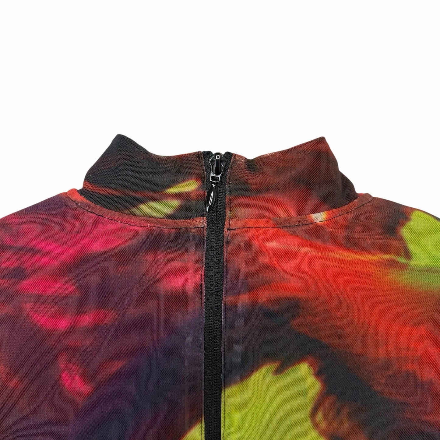 House Of CB Sabrina Mesh Top Women’s Medium Multicoloured