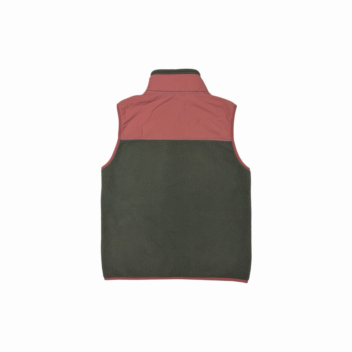 Finisterre Gilet Fleece Jacket Women’s UK8 Green, Cream And Pink