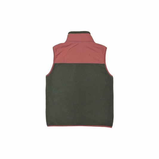 Finisterre Gilet Fleece Jacket Women’s UK8 Green, Cream And Pink