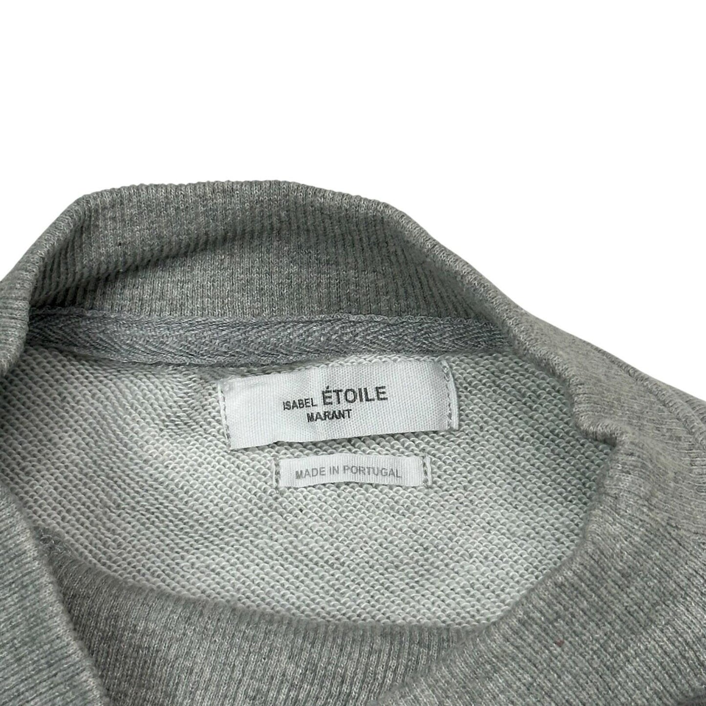 SS23 Isabel Marant Mobyli Grey Sweatshirt Women’s XS Made In Portugal