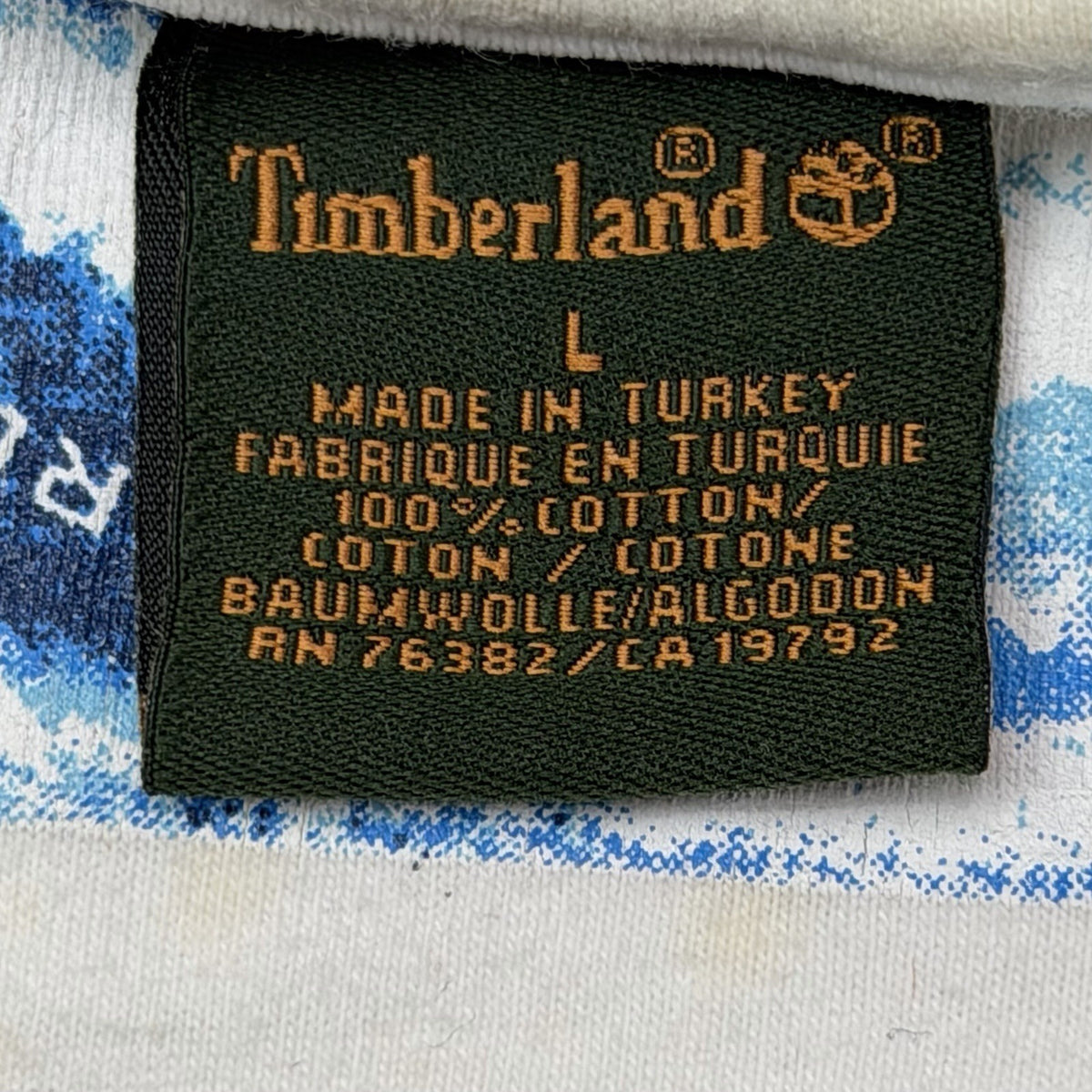 Vintage Timberland Logo T-Shirt Men’s Large White Graphic Print