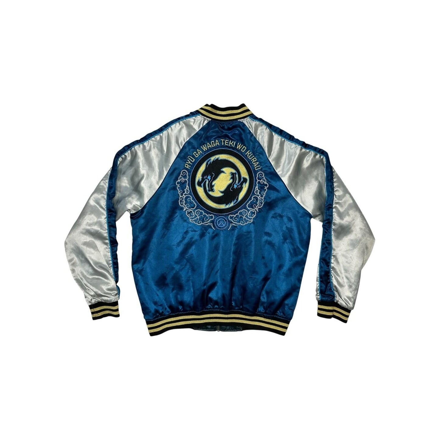 AW18 Overwatch Genji Reversible Bomber Jacket Men’s Small Satin Blizzard Games