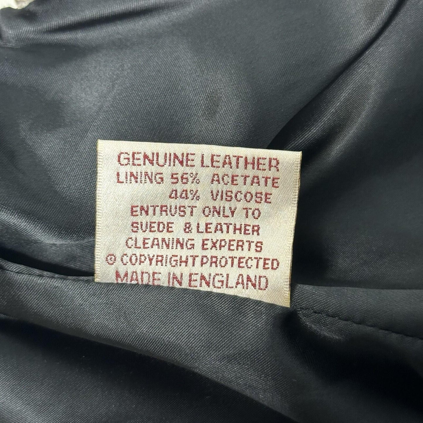 Vintage Sardar Leather Jacket Women’s Biker Style UK12 Black Made In England